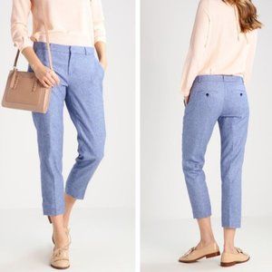 Banana Republic Avery Pants Light Blue ItalianWool